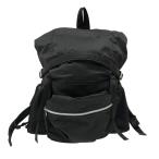 ボッテガ・ヴェネタ BOTTEGA VENETA バックパック 571596 ブラック×SV金具 ナイロン リュック・デイパック メンズ 中古