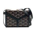 ショッピングゴヤール ゴヤール GOYARD ミノディエールトランクバッグ ブラック シルバー金具 ゴヤールディンキャンバス ショルダーバッグ ユニセックス 中古