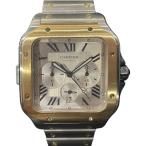 カルティエ Cartier サントス ドゥ カルティエ クロノグラフ XL W2SA0008 SS/YG 腕時計 メンズ 中古