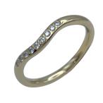 ティファニー TIFFANY＆CO カーブドリング ゴールド Au750 ジュエリー 中古