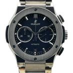 ウブロ HUBLOT クラシックフュージョン インテグレーテッド ブレスレット 540.NX1170NX ブラック チタン 腕時計 メンズ 中古