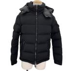 モンクレール MONCLER MONTGENEVREダウンジャケット D20914033805 54272 ブラック ウール ダウンジャケット メンズ 中古