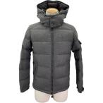 モンクレール MONCLER MONTGENEVRE ダウンジャケット グレー ウール ダウンジャケット メンズ 中古