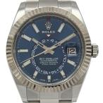 ロレックス ROLEX スカイドゥエラー 326934 ブルー ステンレススチール 腕時計 メンズ 中古
