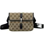  Gucci GUCCI GG парусина ткань to сумка 92543 Brown GG парусина сумка-пояс женский б/у 