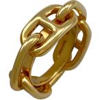 ショッピングエルメス エルメス HERMES ルデス スカーフリング ゴールド メタル リング・指輪 レディース 中古