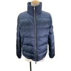 ショッピングdior クリスチャン・ディオール Christian Dior オブリーク総柄ダウンジャケット 94C449A4462 ネイビー ナイロン ダウンジャケット メンズ 中古