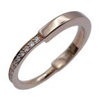 ショッピングティファニー ティファニー TIFFANY＆CO ロックリング ピンクゴールド Au750 ジュエリー 中古
