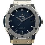 ウブロ HUBLOT クラシックフュージョン チタニウム 542.NX.1171.RX ブラック チタン 腕時計 メンズ 中古
