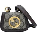 ショッピングＧＧキャンバス グッチ GUCCI ブロンディショルダー 698635 ブラウン×ベージュ GGスプリームキャンバス ショルダーバッグ レディース 中古