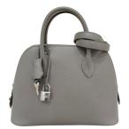 エルメス HERMES ボリード1923 25 K刻印 グリメイヤー　 シルバー金具 エバーカラー ハンドバッグ レディース 中古