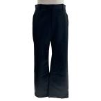 ボッテガ・ヴェネタ BOTTEGA VENETA ストレッチ ナイロン ワイド スラックスパンツ 686618 ブラック ナイロン パンツ メンズ 中古