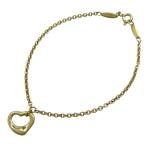 ショッピングティファニー ティファニー TIFFANY＆CO オープンハートブレス ゴールド 750 ジュエリー 中古