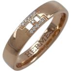 ショッピングエヴァ エルメス HERMES エヴァーヘラクレスリング ピンクゴールド Au750 ダイヤモンド ジュエリー 中古