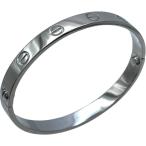ショッピングカルティエ カルティエ Cartier ラブブレス ホワイトゴールド 750 ジュエリー 中古