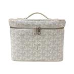 ショッピングゴヤール ゴヤール GOYARD ミューズ ヴァニティケース ホワイト ゴヤールディンキャンバス その他バッグ レディース 中古