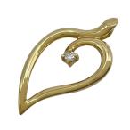 ティファニー TIFFANY＆CO リーフハートペントップ ゴールド 750 ジュエリー 中古