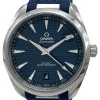 オメガ OMEGA シーマスター アクアテラ 150M コーアクシャル マスター クロノメーター 220.12.41.21.03.007 ブルー SS 腕時計 メンズ 中古