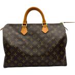 ショッピングルイヴィトン ルイ・ヴィトン LOUIS VUITTON スピーディ35 M41524 ブラウン モノグラム ハンドバッグ レディース 中古