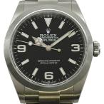 ロレックス ROLEX エクスプローラー40 224270 ブラック ステンレススチール 腕時計 メンズ 中古