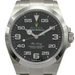ロレックス ROLEX エアキング 126900 ブラック ステンレススチール 腕時計 メンズ 中古