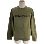 ショッピングmoncler モンクレール MONCLER ロゴスウェットシャツ カーキ コットン スウェット メンズ 中古