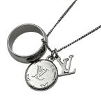 ルイ・ヴィトン LOUIS VUITTON リングネックレス シルバー メタル アクセサリー 中古