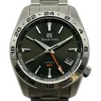 グランドセイコー Grand Seiko スポーツコレクション GMT SBGM247(9S66-00J0) ダークグリーン ステンレススチール 腕時計 メンズ 中古