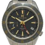 グランドセイコー Grand Seiko スポーツコレクション スプリングドライブ  GMT SBGE215(9R66-0AF) ブラック チタン 腕時計 メンズ 中古