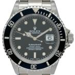 ロレックス ROLEX サブマリーナ 16610 ブラック ステンレススチール 腕時計 メンズ 中古