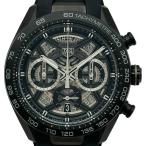 タグ・ホイヤー TAG HEUER カレラ クロノグラフ エクストリームスポーツ CBU2080 ブラック チタン 腕時計 メンズ 中古