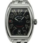 フランク・ミュラー FRANCK MULLER コンキスタドール 8002SC ブラック ステンレススチール 腕時計 メンズ 中古