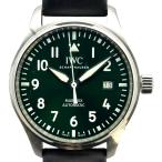 インターナショナルウォッチカンパニー IWC パイロットウォッチ マーク20 IW328205 グリーン ステンレススチール 腕時計 メンズ 中古