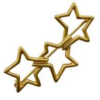 ティファニー TIFFANY＆CO トリプルスターブローチ ゴールド 18K ジュエリー 中古