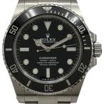 ロレックス ROLEX サブマリーナ ノンデイト 124060 ブラック ステンレススチール 腕時計 メンズ 中古