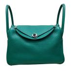 エルメス HERMES リンディ30 C刻 カクタス トリヨン ハンドバッグ レディース 中古