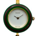 グッチ GUCCI チェンジベゼル 11/12.2 ホワイト 11/12.2 腕時計 レディース 中古
