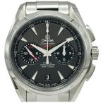 オメガ OMEGA シーマスター アクアテラ 150M コーアクシャル クロノメーター GMT 231.10.43.52.06.001 グレー SS 腕時計 メンズ 中古