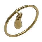 ティファニー TIFFANY＆CO ティアドロップリング ゴールド 750 ジュエリー 中古