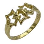 ティファニー TIFFANY＆CO トリプルスターリング ゴールド 750 ジュエリー 中古