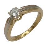 カルティエ Cartier トリニティソリテールダイヤリング ゴールド 750 ジュエリー 中古