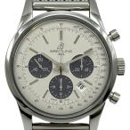 ブライトリング BREITLING トランスオーシャン クロノグラフ AB0152 シルバー ステンレススチール 腕時計 メンズ 中古