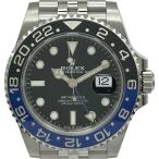 ロレックス ROLEX GMTマスター2 126710BLNR ブラック ステンレススチール 腕時計 メンズ 中古