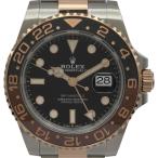 ロレックス ROLEX GMTマスター2 126711CHNR ブラック ピンクゴールド/ステンレススチール 腕時計 メンズ 中古