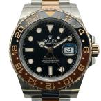 ロレックス ROLEX GMTマスター2 126711CHNR ブラック ステンレススチール/ピンクゴールド 腕時計 メンズ 中古