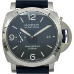 パネライ PANERAI ルミノール PAM01157 ブルー ステンレススチール 腕時計 メンズ 中古