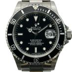 ロレックス ROLEX サブマリーナ 16610 ブラック ステンレススチール 腕時計 メンズ 中古