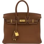 エルメス HERMES バーキン25 K刻 ゴールド ゴールド金具 トゴ ハンドバッグ レディース 中古