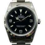 ロレックス ROLEX エクスプローラー1 14270 ブラック ステンレススチール 腕時計 メンズ 中古