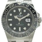 ロレックス ROLEX GMTマスター2 126710GRNR ブラック ステンレススチール 腕時計 メンズ 中古